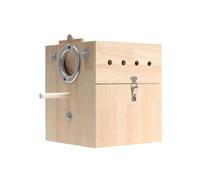 pumpumlia Nichoir pour perroquets et perruches - Refuge pour animaux de compagnie - Présentoir pour oiseaux - Nichoir pour perruches
