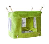 pumpumlia Nid d'oiseau respirant perchoir pour oiseaux perroquets hamac cage jouet respirant hamac perchoir nichoir
