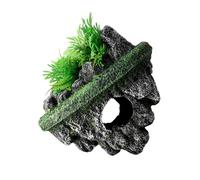 pumpumlia Paysage délicat en pierre sanctifiée pour terrarium, cachettes de crevettes, grottes de crevettes, statues, aquariums, habitat, décorations, paysage sous-marin