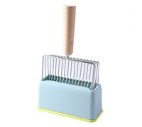 pumpumlia Pelle à litière pour chaton - Kit de nettoyage pour litière - Résistant au nettoyage - Avec support - Outil de nettoyage de litière