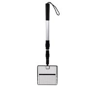 pumpumlia Pelle à litière télescopique efficace pour chats avec poignée ergonomique réglable - Outil de nettoyage pour enlever les déchets d'animaux domestiques - Outil de nettoyage pour chat