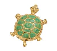 pumpumlia Pendentif créatif tortue en acier inoxydable coloré accessoire de bijoux pour collier fait à la main pendentif multicolore créature marine, taille unique, Comme décrit, Comme décrit.