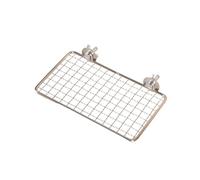 pumpumlia Perchoir à oiseaux en acier inoxydable - Support sécurisé pour perroquets et oiseaux dans une cage