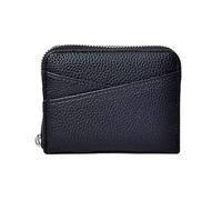 pumpumlia Porte-cartes élégant en accordéon pour femme - Porte-cartes et porte-monnaie - Utilisation quotidienne - Avec plusieurs emplacements pour cartes - Porte-cartes en cuir synthétique, Noir