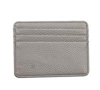 pumpumlia Porte-cartes élégant en cuir noir pour le travail et un usage quotidien, beige, Beauté de masse