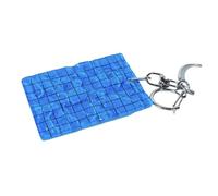 pumpumlia Porte-clés de piscine pour sac à dos, sac à main, pendentif ondulé, décoration de sac à main, cadeau de nageur, sac à main élégant, b, taille unique