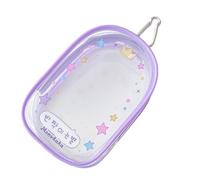 pumpumlia Porte-clés souple et lavable en forme de dessin animé pour sacs à dos, sacs, articles de rangement, breloque Itabag colorée, Étoiles violettes, One Size