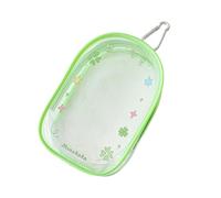 pumpumlia Porte-clés souple et lavable en forme de dessin animé pour sacs à dos, sacs, articles de rangement, breloque Itabag colorée, Gras à quatre feuilles vertes, One Size
