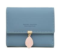 pumpumlia Portefeuille en polyuréthane multi-fentes pour femme et fille, pochette à trois volets, porte-cartes de crédit, porte-monnaie, porte-monnaie, portable, couleurs tendance, E, Beauté de masse
