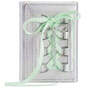 pumpumlia Portefeuille multifonction pour femme avec sangle de ballet - Emplacements pour cartes - Pratique - Léger - Compact - Pour un usage quotidien - Tendance - Inspiré du ballet, Vert, Beauté de
