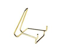 pumpumlia Présentoir à pierres précieuses avec bras en métal doré élégant pour spécimens minéraux et fossiles Agates Stand d'exposition