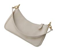 pumpumlia Sac à bandoulière élégant avec sangle de chaîne et intérieur spacieux en cuir synthétique Sac à bandoulière pour un usage quotidien Sac à main élégant, blanc, One Size