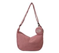 pumpumlia Sac à bandoulière pratique pour femme en velours côtelé avec fermeture éclair et bandoulière réglable tissé pour femme, a, One Size