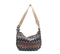 pumpumlia Sac à main à bandoulière en toile de grande capacité avec sangle réglable confortable pour un usage quotidien, b, One Size
