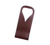 pumpumlia Sac à vin tendance en cuir PU pour bouteilles de vin pour mariages, vacances, célébrations, rouge foncé