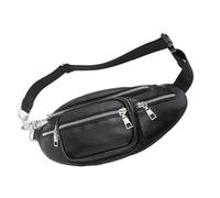 pumpumlia Sac banane multifonctionnel avec sangle réglable et rangement compact, sac à bandoulière rétro essentiel pour femme