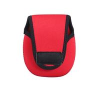pumpumlia Sac de rangement étanche pour moulinet de pêche à l'appât, pochette de rangement pour moulinet de pêche, Rouge, 10x12