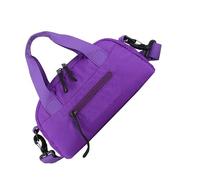 pumpumlia Sac de transport multifonction en nylon imperméable avec sangle réglable pour équipement de voyage, bureau, sac de gym, violet, One Size
