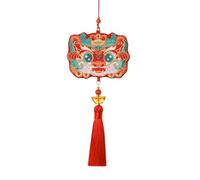 pumpumlia Sachet vide brodé année dragon chinois 2024 pour fille femme pochette à bijoux mignon sachet fête faveur photographie ancienne