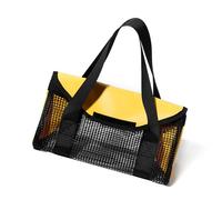 pumpumlia Sacs de pêche portables pour accessoires de pêche - Sac de rangement pour leurres - Sac de rangement pour appâts - Conteneur de leurres - Sac de rangement étanche, jaune, Taille unique