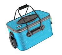 pumpumlia Seau à poisson portable pliable pour protéger les poissons vivants en plein air camping sac de pêche pour enfants et adultes pliable portable poisson vivant