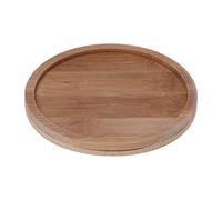 pumpumlia Soucoupe ronde en bois plateau plante pot de fleurs support faveur corps féminin moule modèle corps support ornements moule résine