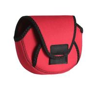 pumpumlia Spinnings Reel Covers Case Bag Portable Fishing Covers Baitcasting Trolling Fishing Protective Reel Cover Portable, Rouge, 20x16.5