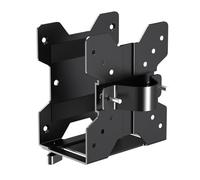 pumpumlia Support de montage réglable et fin sous le bureau pour petit moniteur, support de remplacement pour moniteur