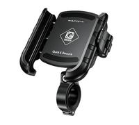 pumpumlia Support de téléphone de moto anti-secousses pour vélo facile à installer sur guidon de téléphone portable