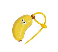 pumpumlia Support de tête de brosse à dents de voyage - Bouchons étanches - Design compact - Léger et durable - Accessoire de bain portable avec supports de dentifrice, jaune, 1 protective cover 1