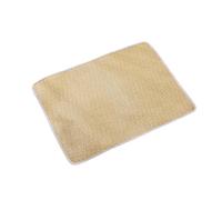 pumpumlia Tapis de refroidissement respirant en rotin tissé pour chien et chat Coussin de lit confortable avec option Taille facile à nettoyer