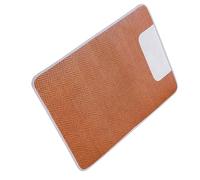 pumpumlia Tapis de refroidissement respirant en rotin tissé pour chien et chat Coussin de lit confortable avec option Taille facile à nettoyer