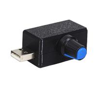 pumpumlia Unité de contrôle de vitesse du ventilateur USB avec sélection en continu pour les flux d'air et les réductions de bruit Vitesse réglable