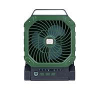 pumpumlia Ventilateur de camping extérieur avec chargement solaire/USB 7800 mAh Batterie 4 vitesses du vent Lumière LED pour voyage Camping Glacières d'extérieur Fonctionnement à piles avec fonction