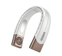 pumpumlia Ventilateur de cou rechargeable sans pales portable à suspendre petit sport ABS pour enfant