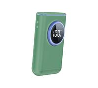 pumpumlia Ventilateur de refroidissement portable multifonctionnel 100 vitesses avec affichage numérique pour le camping, les voyages, le bureau léger