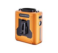 pumpumlia Ventilateur de taille à suspendre - 3 secondes - Batterie rechargeable 6000 mAh - Résistant à la poussière et à la transpiration - Pour l'extérieur, le travail, les voyages