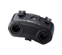 pumpumlia Ventilateur de taille rechargeable 10 vitesses portable à clipser pour le camping, la randonnée, la pêche