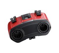 pumpumlia Ventilateur de taille rechargeable 10 vitesses portable à clipser pour le camping, la randonnée, la pêche