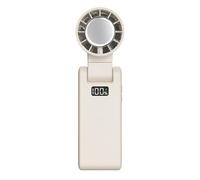 pumpumlia Ventilateur portable d'extérieur 0-100 vitesses - Petit refroidissement USB rechargeable - Contrôle de refroidissement avec compression froide - Léger