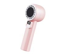 pumpumlia Ventilateur portable rechargeable par USB, 199 vitesses, refroidissement silencieux avec compression froide pour voyage, camping, bureau, maison, ventilateur portable avec affichage