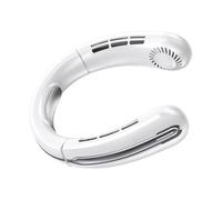 pumpumlia Ventilateur portable sans pales rechargeable à 360 degrés 5 vitesses réglables silencieux pour la maison, le bureau, les voyages, le sport, affichage numérique portable