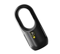 pumpumlia Ventilateur tour sans pales - Grande batterie rechargeable par USB - Texture ABS - Convient pour les voyages et le camping - Ventilateur de brouillard de bureau ABS pour la maison et le