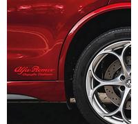 PUMU Autocollants compatibles avec Alfa Romeo Giulietta Mito, fierté italienne pour côté jupe autocollant, rouge