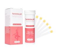 Pumwoy 100 Pièces Bandelettes de Test pour la Santé Féminine, Surveille la Santé du pH Vaginal des Femmes, Prévenir l'infection Valeur de Détection Précise