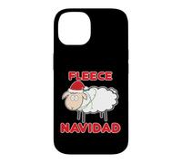 Pun de Noël en Polaire Navidad Funny Sheep Coque pour iPhone 14