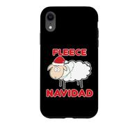 Pun de Noël en Polaire Navidad Funny Sheep Coque pour iPhone XR