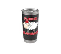 Pun de Noël en polaire Navidad Funny Sheep Gobelet isotherme en acier inoxydable double paroi