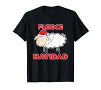 Pun de Noël en Polaire Navidad Funny Sheep T-Shirt