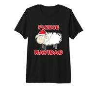 Pun de Noël en Polaire Navidad Funny Sheep T-Shirt Haut de Gamme
